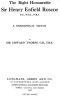 [Gutenberg 56569] • The Right Honourable Sir Henry Enfield Roscoe P.C., D.C.L., F.R.S. / A Biographical Sketch